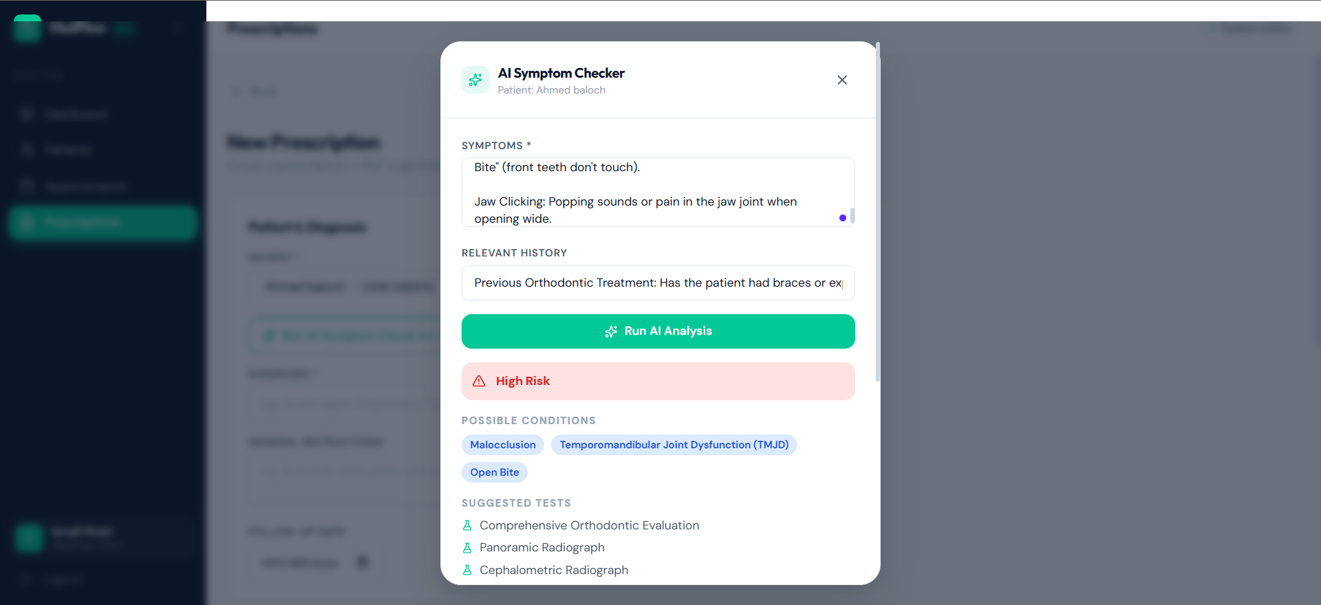 MedFlow AI Symptom Checker