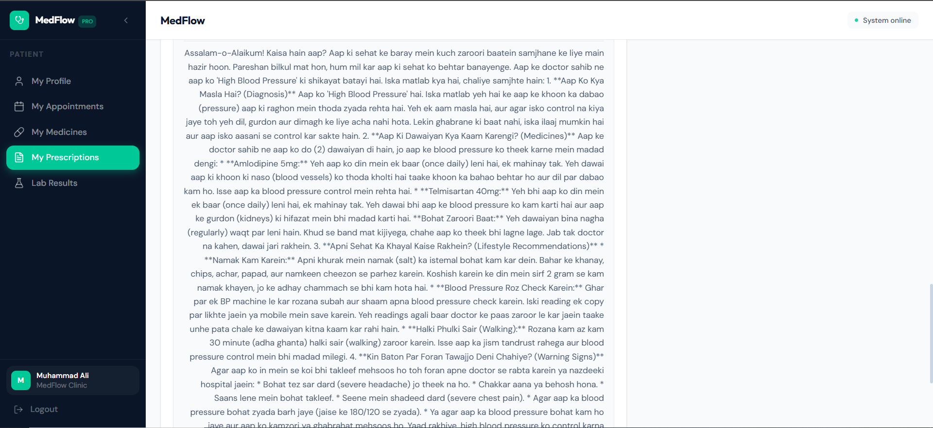 MedFlow Patient Portal